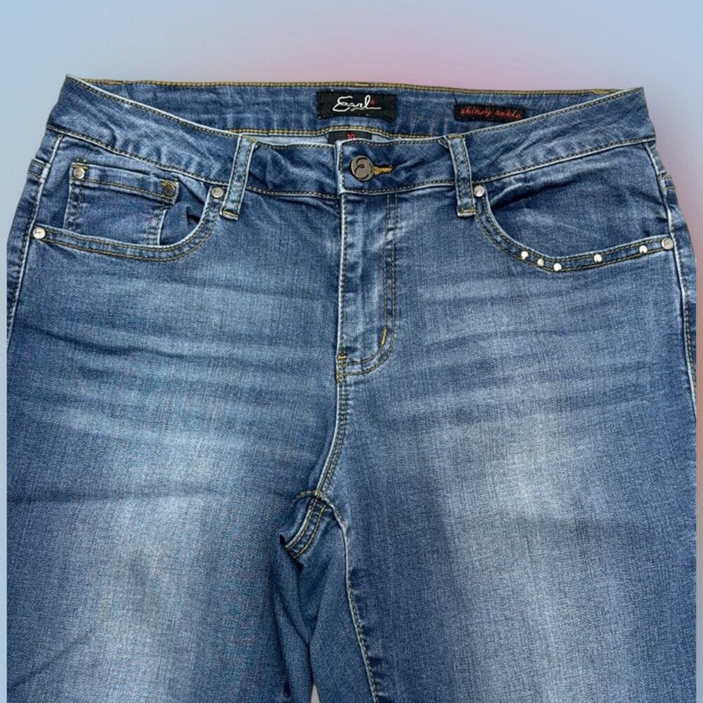 EARL JEANS Women’s 10 SKINNY ANKLE Blue Jeans